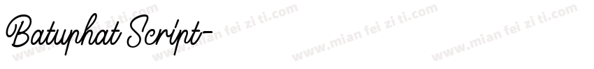 Batuphat Script字体转换